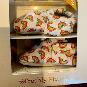 Freshly Picked Rainbow Mocs Size 2 NIB SOLD